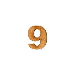 APLIQUE NÚMERO 9- COMUM (P)